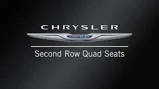 Second Row Quad Seats | How To | 2020 Chrysler Pacifica Hybrid