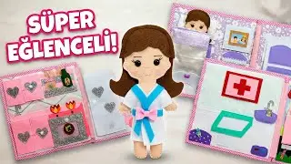 Yepyeni bir OYUNCAK! Ayza&rsquo; nın bebek evi, dollhouse, quiet book, aktivite kitabı