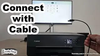 How to Connect Canon Printer to PC (USB Cable Wired Setup)