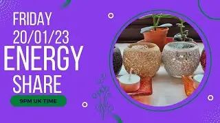 Friday 20th January 9pm GMT 2023 Energy Share: Candle meditation music 432hz