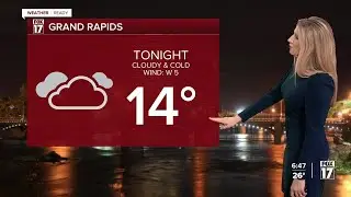 Monday Late PM Forecast: Light flurries, chilly