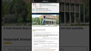 JEE ADVANCED RESULT 2025 ANNOUNCED #jee #jeeadvanced