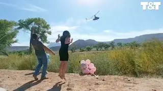 Gender Reveal Taken To New Heights With Helicopter