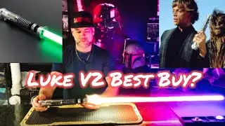 Luke V2 Lightsaber Best Buy TXQ SNV4 Pro Review Bluetooth Star Wars ROTJ Vaders Vault CC Sabers $350