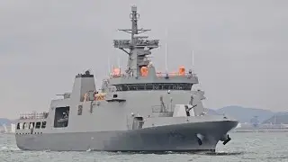 Philippine Navy&rsquo;s new offshore patrol vessel BRP Rajah Sulayman begins sea trials