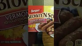 Get some Banquet Brown N Serve Vermont Maple Sausage Links.