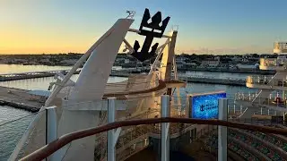 Embarkation day on the Allure Of The Seas two bedroom aqua theater suite November 2025