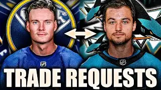 TWO TRADE REQUESTS CONFIRMED: BUFFALO SABRES & SAN JOSE SHARKS FORWARDS WANT OUT (Olofsson, Labanc)