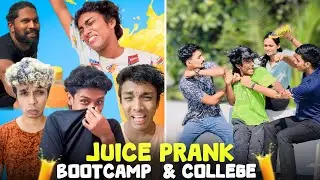 JUICE PRANK BOOTCAMPൽ❌😳അടി കിട്ടി🥺COLLEGE😳 ||EDWIN BCB