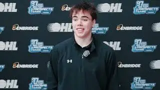 Media Availability | No. 17 Ryder Cali - 2026 Connor McDavid OHL Top Prospects Game 