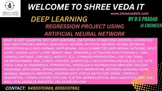 ANN REGRESSION PROJECT#deeplearning #machinelearning #ai #deeplearningtelugu #deeplearningproject