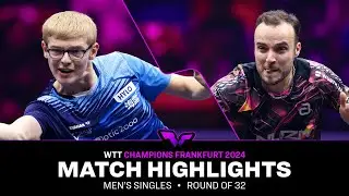 Felix Lebrun vs Simon Gauzy | MS R32 | WTT Champions Frankfurt 2024