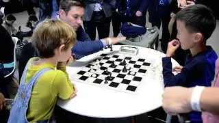 Nine year old Christopher Yoo blitzing IM Carlos Perdomo 2016 WCC