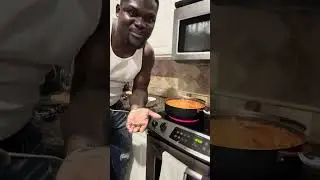 Special fufu and light soup. 