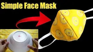 Make Fabric Face Mask At Home# DIY-Easy Face Mask# Face Mask Sewing Tutorial# Face Mask Making Idea#