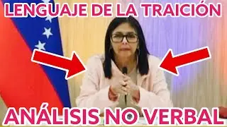 📛 El Lenguaje No Verbal TRAICIONA a Delcy Rodr&iacute;guez en primer discurso como Presidente de Venezuela