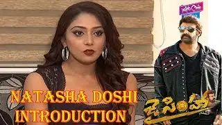 Jai Simha Actress Natasha Doshi Introduction By Herself || Balakrishna || YOYO Cine Talkies