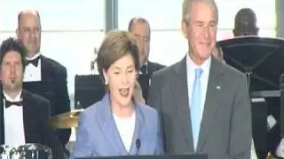 Slant 45 featuring Laura and George W. Bush