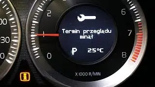 Volvo service reminder reset (V60 S60 XC60 V70 XC70 S80)