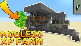 Minecraft XP Farm: MOBLESS XP BANK for Minecraft 1.14.4 | Adjustable Minecraft XP Farm