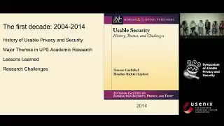 SOUPS 2024 - Reflecting on Twenty Years of Usable Privacy and Security