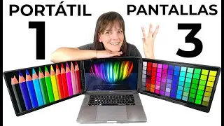 3 PANTALLAS para tu PORTÁTIL -Monduo Pro Duo 16