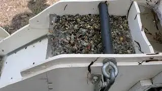 Portable sapphire concentrator at work
