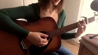Porcupine Tree - Blackest Eyes (tiny acoustic cover)