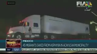 Mexican authorities rescue 45 migrants on the verge of suffocation to death