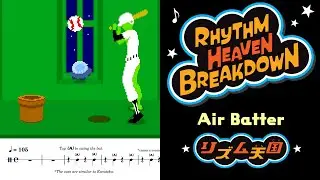Rhythm Heaven Breakdown | Air Batter (Rhythm Tengoku)