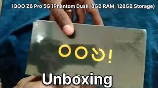 iQOO Z6 Pro 5G (Phantom Dusk, 8GB RAM, 128GB Storage) UNBOXING|Best Smartphone|