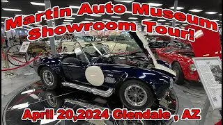 CLASSIC CAR MUSEUM SHOWROOM TOUR Martin Auto Museum Lot Walk April 20 24 - classic car - muscle car