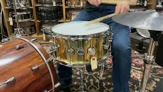 DW Drumworkshop Brass Snare - 3 TUNING TEST