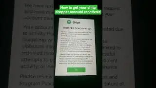 how to reactivate your shitp shopper #shiptshopper #shipt #reactivate #deactivate