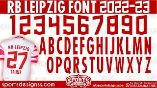 Rb Leip Zig 2022-23 Font Free Download by Sports Designss_Free football Fonts 2023