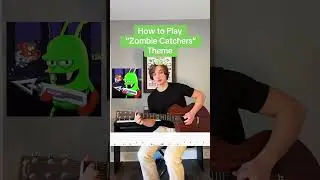 How to Play &ldquo;Zombie Catchers&rdquo; Theme Song 🎸 #guitartok #guitartutorial #easyguitar