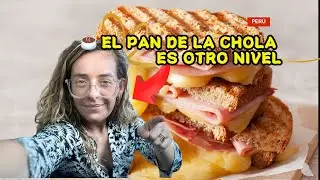Probé El Pan de la Chola en Perú y este sandwich me sorprendió 🍞🇵🇪