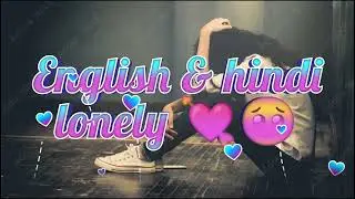 English & hindi song lonely 💘🥺 #animalcartoon #funnycat #cute 