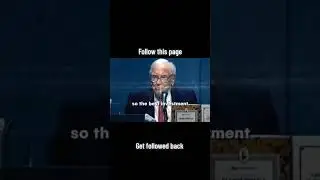 Warren Buffett Philosophies