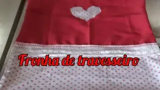 Como fazer  uma fronha de  travesseiro de retalhos passo a passo ❤❤