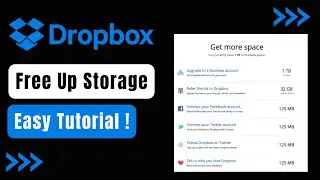 How to Free Up Storage on Dropbox !