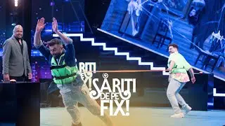 Competiția este mare c&acirc;nd trebuie să ghicești MUZICĂ ELASTIC | Săriţi de pe fix! | Sezonul 1