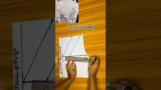 Learn how to cut Strap Open Back ✂️ #openback #design #patternmaking #viralvideo #shorts