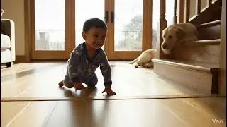 Hero Dog Blocks Baby from Falling Down Stairs! 😱🐶