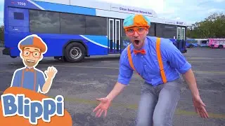 Blippi Explores A Bus! | Learn About Vehicles for Kids | Educational Videos For Toddlers
