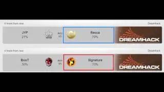 CSGO Lounge Betting Predictions - JYP Vs Recca, BooT Vs Signature
