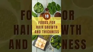 10 Best Foods for Hair Growth and Thickness Naturally #ironrichfoods  #hairlosstips #hairgrowthfoods