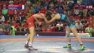 1/4 WW - 49 kg: T. PROFATILOVA (UKR) v. A. PURSCHKE (GER)