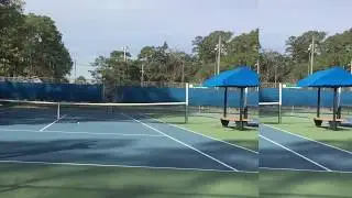 FATerer vs Nadahl (NTRP 4.0) Second Set and half of third set highlights - FATerer steals one 1