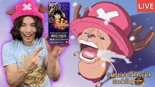 THE ONE PIECE IS REAL | Opening One Piece TCG Case & LIVE TCG Store 🔴